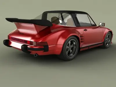 Porsche 911 Slantnose Targa 3D model