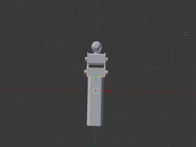 Custom Drop Hitch 3D model