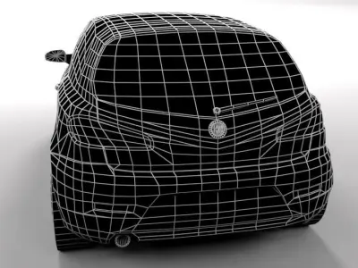 ALFA ROMEO 147 LOWPOLY Low-poly 3D model