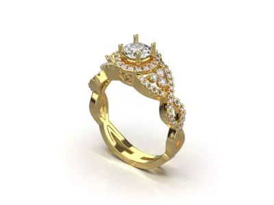 ring code 75 3D print model