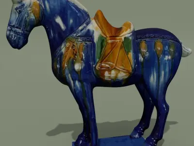 Horse Statuettes Collection volume 6 3D model