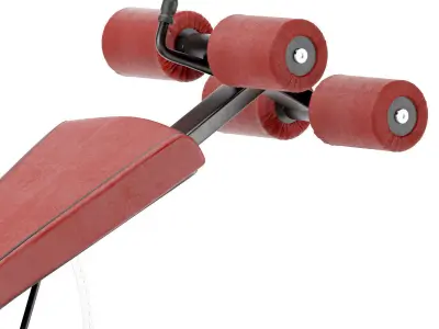 Gym Equipment Multipurpose Sit up Bench 3D model
