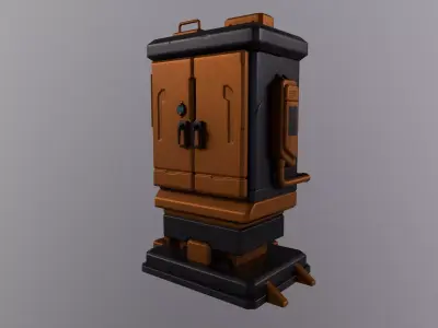 Techbox Future Free low-poly 3D model