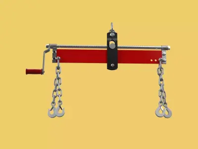 BALANCER LOAD LEVELER ENGINE HOIST LIFT CRANE ENGINE HOOK CHAIN  3D model