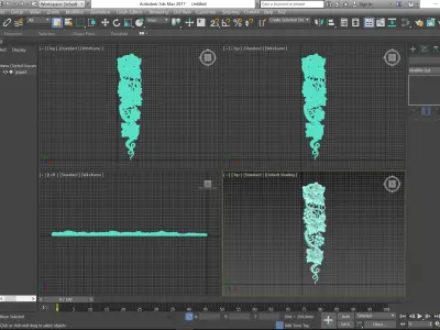 Bunch of grapes vine Decor 3D model 3D model