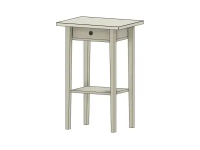 IKEA Hemnes Nightstand 3d model 3D model