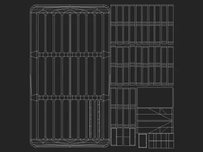 Sewage grate LOW PBR Low-poly 3D model