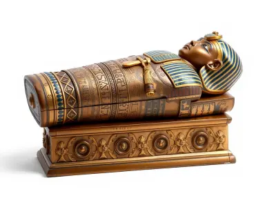 Ancient Egyptian Sarcophagus D Model Pack Low-poly 3D model