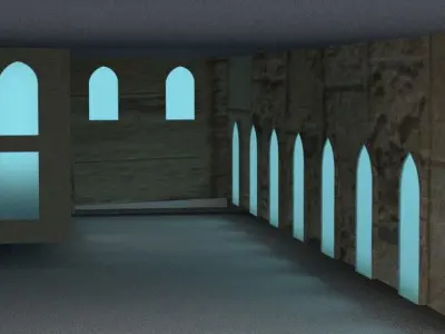 Historical Mosque Low-poly 3D model
