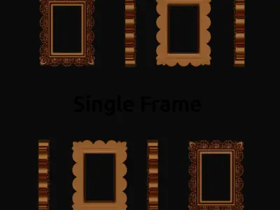 Mini Picture Frame Print and Molding shell 3D print model