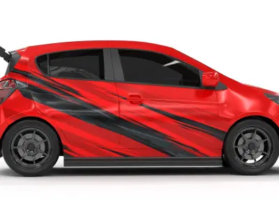 Spark 2024 concept tuning Hatchback Car 3D model