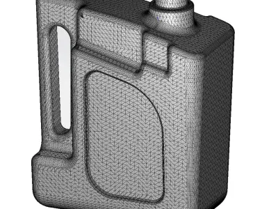 Premium Engine Oil Can 3D print model