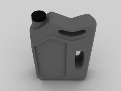 Engine Oil Bottle 3D model