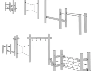 Obstacle Course Type 3 3D model
