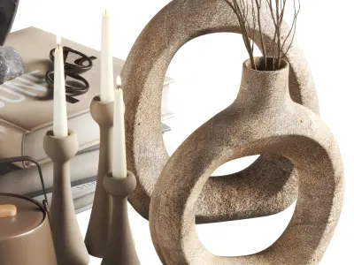 Decorative set 02 3D model