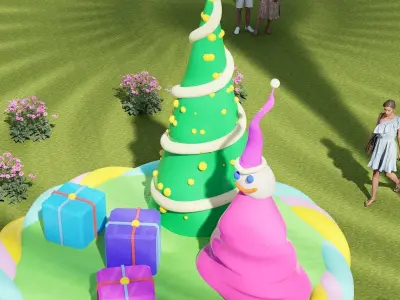 Xmas 2022 Decoration 3D model