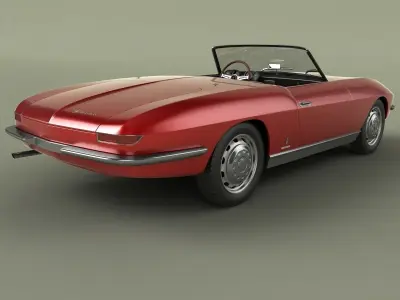 Alfa Romeo 2600 Cabriolet Speciale 3D model