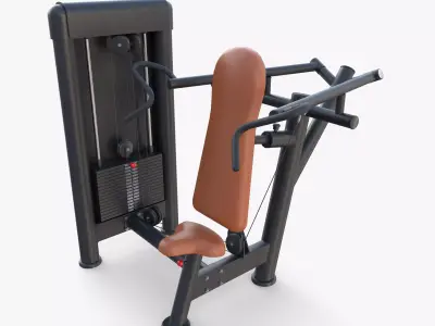 Deltoid press machine 3D model