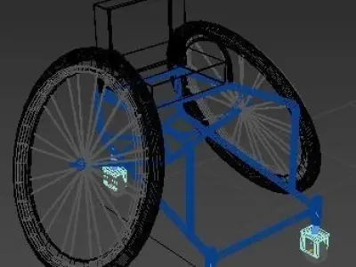 Sports Wheelchair Free 3D model