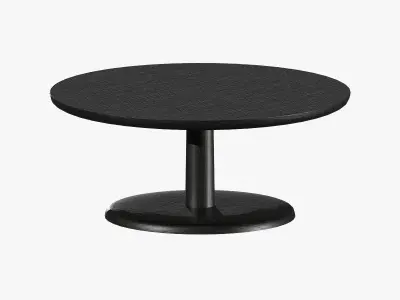 PON Table 1295-BlackLacquered Low-poly 3D model