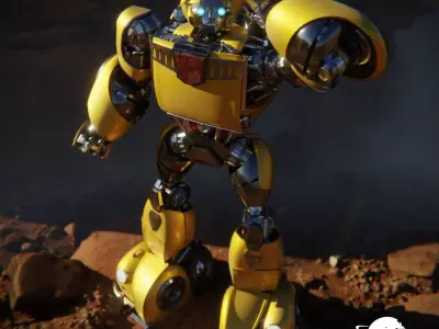 Bumblebee - transformers VW beetle 3D model