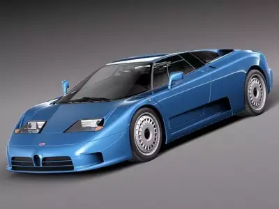 Bugatti EB110 1991 1995 3D model