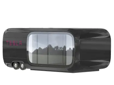 the Tesla Tiny House 3D model