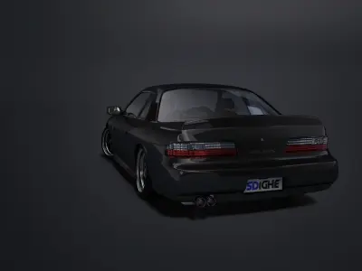 Nissan Silvia S13 1994 3D model