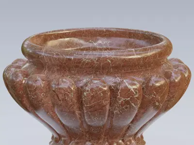 Garden urn planter28 3D model