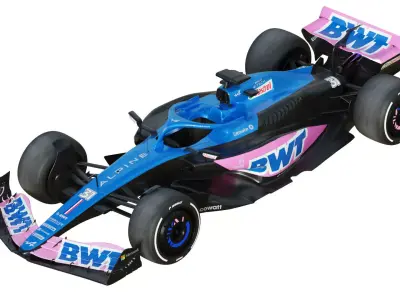 F1 Alpine A523 2023 3D model