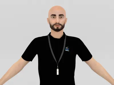 Game Coach 3D model
