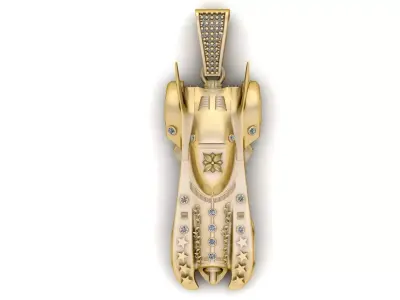 BATMAN EDITION CAR PENDANT 3D PRINTABLE MODEL 3D print model