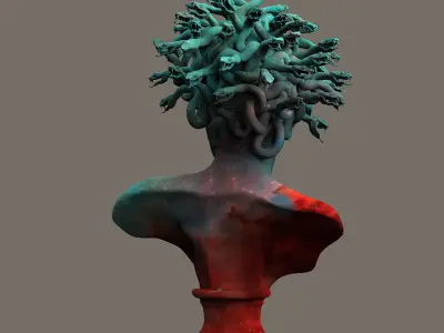 Gorgona Meduza  3D print model