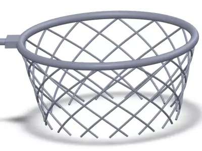 basketball rim 3D model