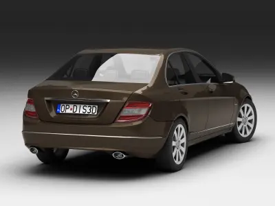 Mecedes C Class 2008 3D model