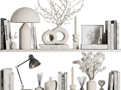 Decorative Set18 3D model buy