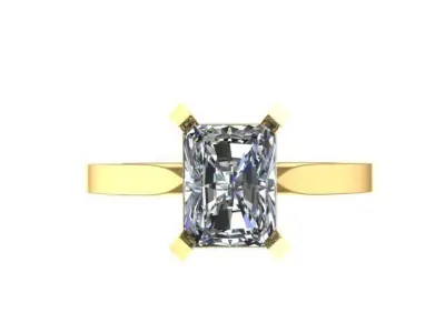 Ladies Diamond Ring   3D print model