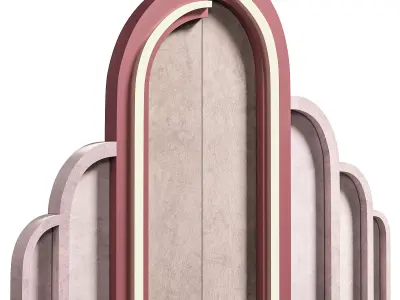 Panel checkered cloud 3D model