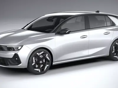 Vauxhall Astra GSE 2022 3D model