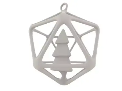 3D printable Christmasball 3D print model