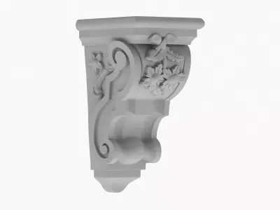 Scroll Corbel 35 3D model