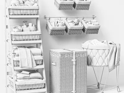 LAUNDRY SET 01 3D model