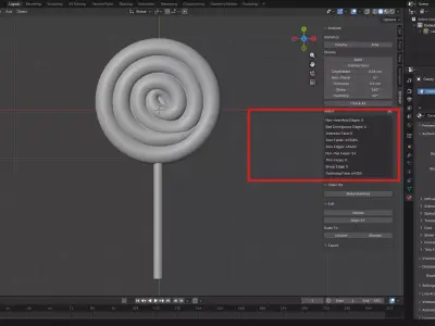 Round lollipop 3D print model