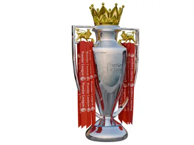 English Premier League trophy 3D Model 3D model
