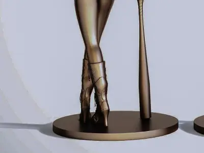 Decoration Ugly DC Sculpture 3D model