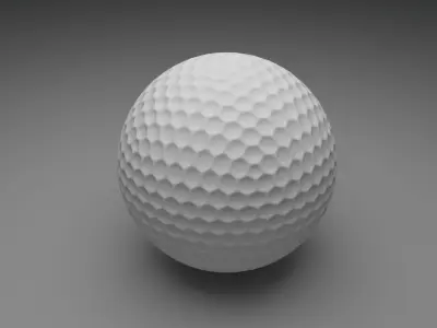 Golf Ball 3D model 3