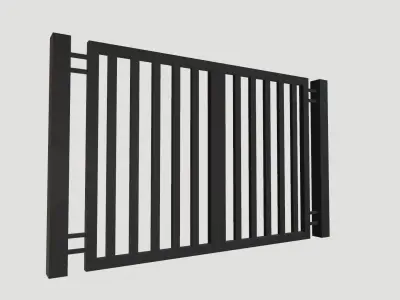 Door 3D Model Low-poly 3D model