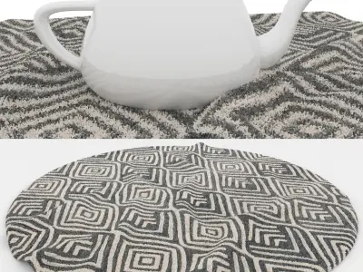 Rugs No 384 Low-poly 3D model