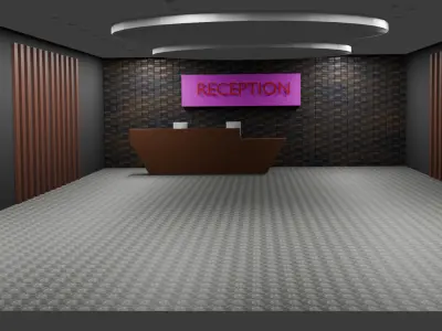 Reception Area 3D model
