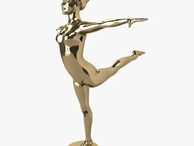Dance Trophy 3D model